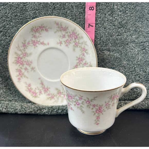 Vintage 1960s Premiere Fine China Japan April Rose Pattern - Picture 3 of 11